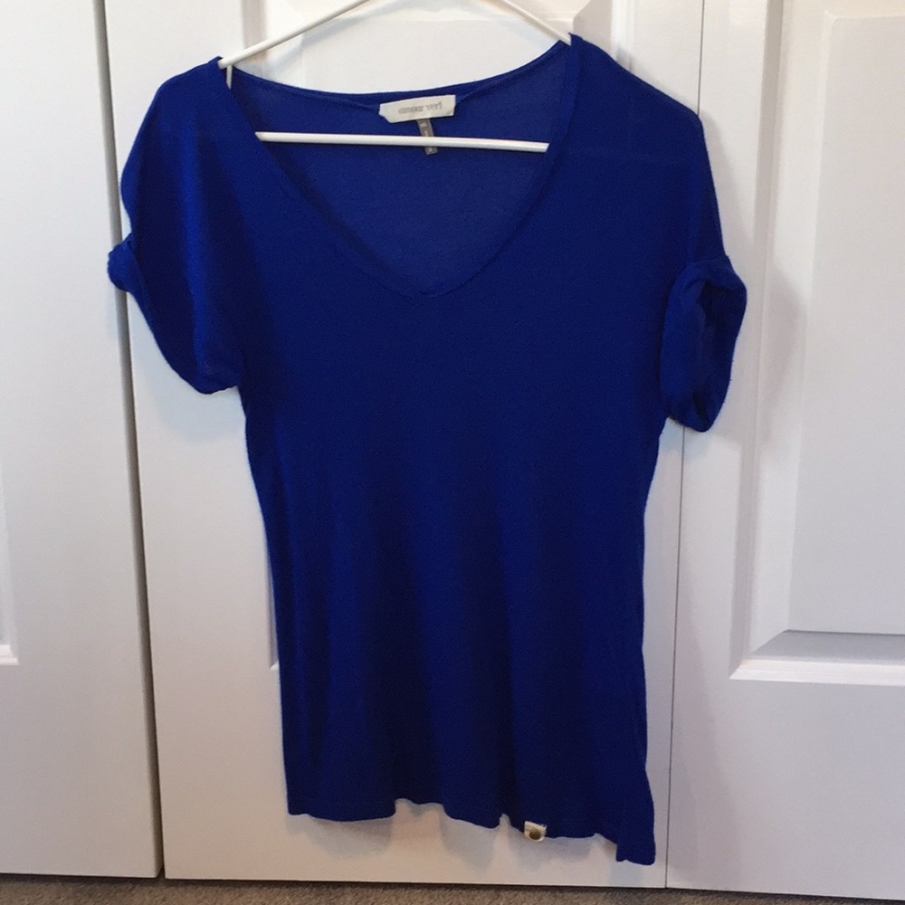 Amour Vert royal blue tee -excellent condition
